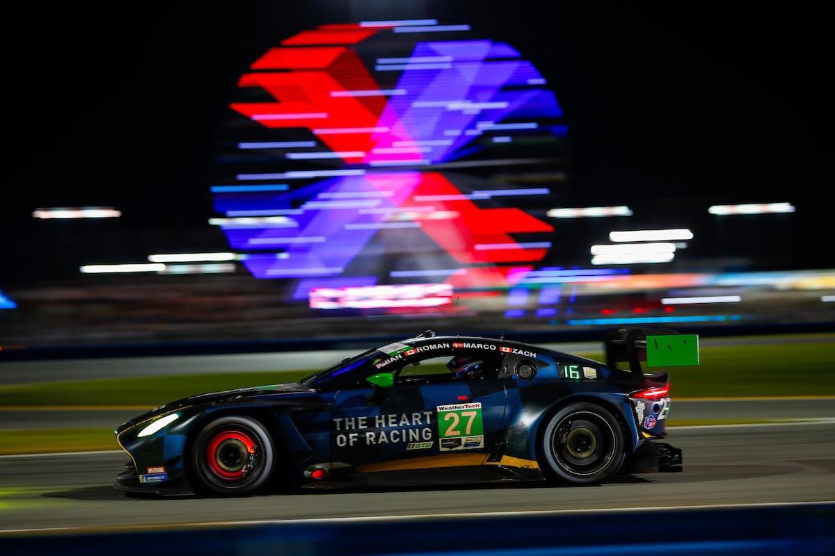 As we race through the night, the Ferris wheel produces some of our favorite photos. #IMSA | @DAYTONA | @Rolex24Hours