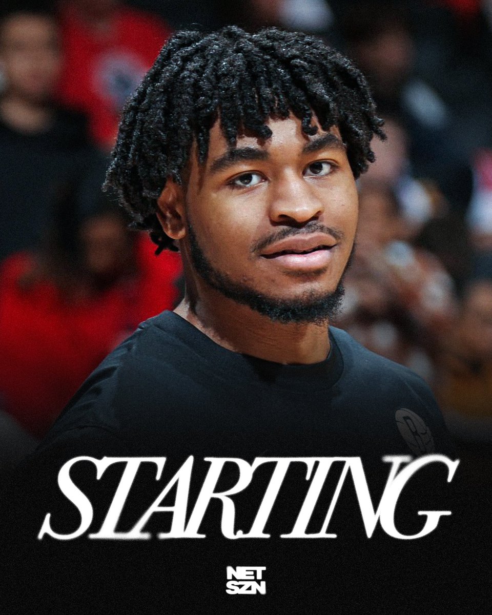 Netszn's tweet photo. Cam Thomas remains in the starting lineup tonight https://t.co/q9HNXgNnwR