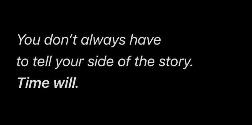 andreconejo's tweet photo. sometimes you must. but sometimes, just let time tell the story. https://t.co/YAO6lPvMXJ