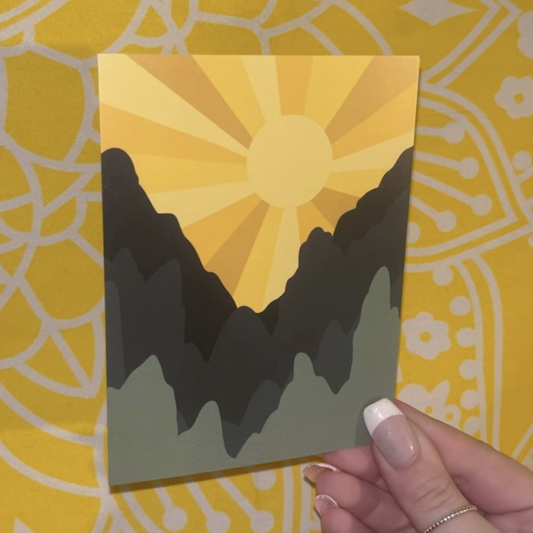 seekin_sunshine's tweet photo. very excited to be bringing postcards to the shop! 💛🌞 https://t.co/vlJmyvjq6e