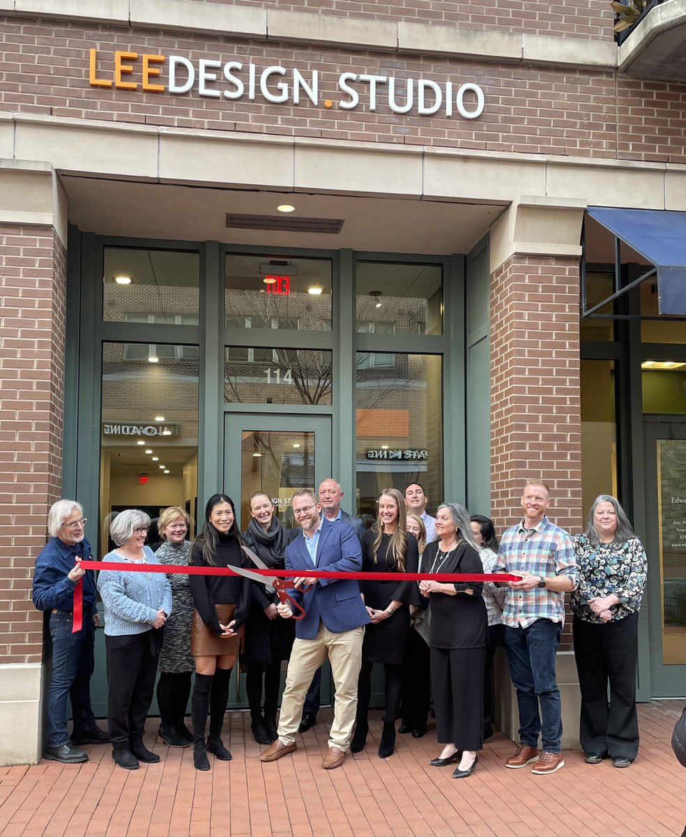 Congrats to Lee Design Studio on their beautiful new space!  Thank you for being a Business in Education Partner with FCCPS!  #partnerships #fccps