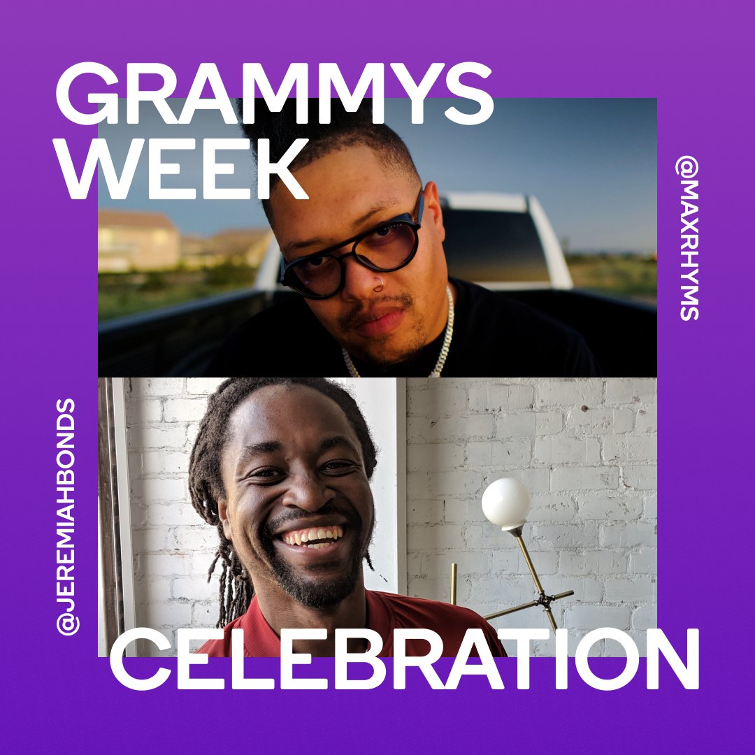 Snapdragon's tweet photo. We're sending #Snapdragon Insiders @maxrhyms &amp; @JeremiahBonds to "A Celebration of Craft," @RecordingAcad’s GRAMMY week event on 1/31. 🎶 Give 'em a follow for a look inside an evening dedicated to those who work behind the scenes to create our favorite music. #GRAMMYS https://t.co/QMQwCp3JRs