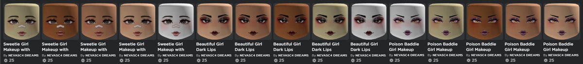 WILLDF75's tweet image. Hey guys! It&apos;s been a long time, hasn&apos;t it? But I&apos;m finally back and now focusing on makeups in my group! I&apos;ll also be uploading a FREE LIMITED soon!

Go buy the new faces! roblox.com/groups/1668885…

🏷️- #RobloxDev #RobloxUGC #RobloxUGCConcept #RobloxUGCPromo #RobloxArt #Roblox