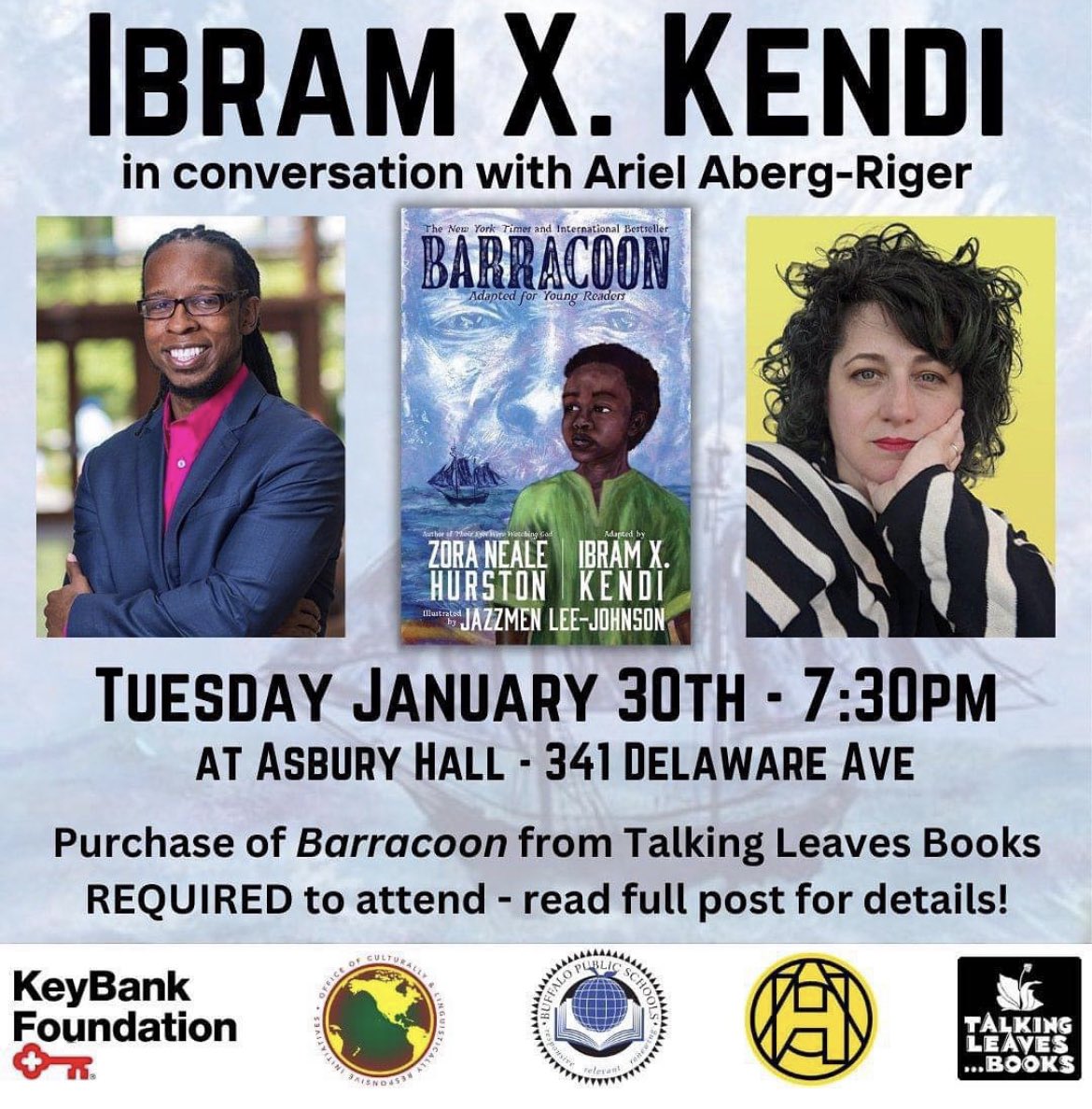 ibramxk's tweet photo. It has been incredibly hard to be away from my family. But it has been incredibly fulfilling to engage with curious youngsters and courageous adults at each event. Only four more opportunities this week to catch me on tour for #Barracoon!
Buffalo (tomorrow, Jan. 30).
Detroit (Thursday, Feb. 1).
Denver (Friday, Feb. 2).
Houston (Saturday, Feb. 3).
Tickets: https://t.co/1xjmROtc6R