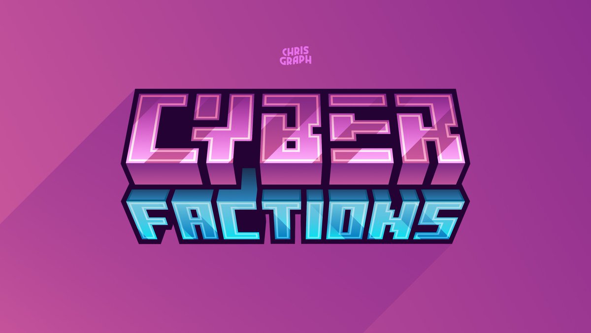 New Minecraft logo for Cyber Faction server ! :D

#minecraft #logo #faction #PvP