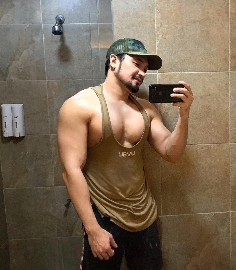 ranwolfCunanan's tweet photo. sarap ng pump pag nakapagrest 💪 https://t.co/N11XZUDo5s