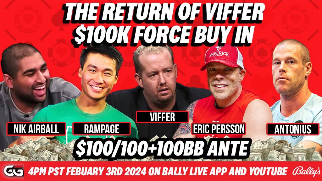 This Saturday! @4viffer @rampagepoker @IAmMaverick888 @Patrik_Antonius @nikairball and more !