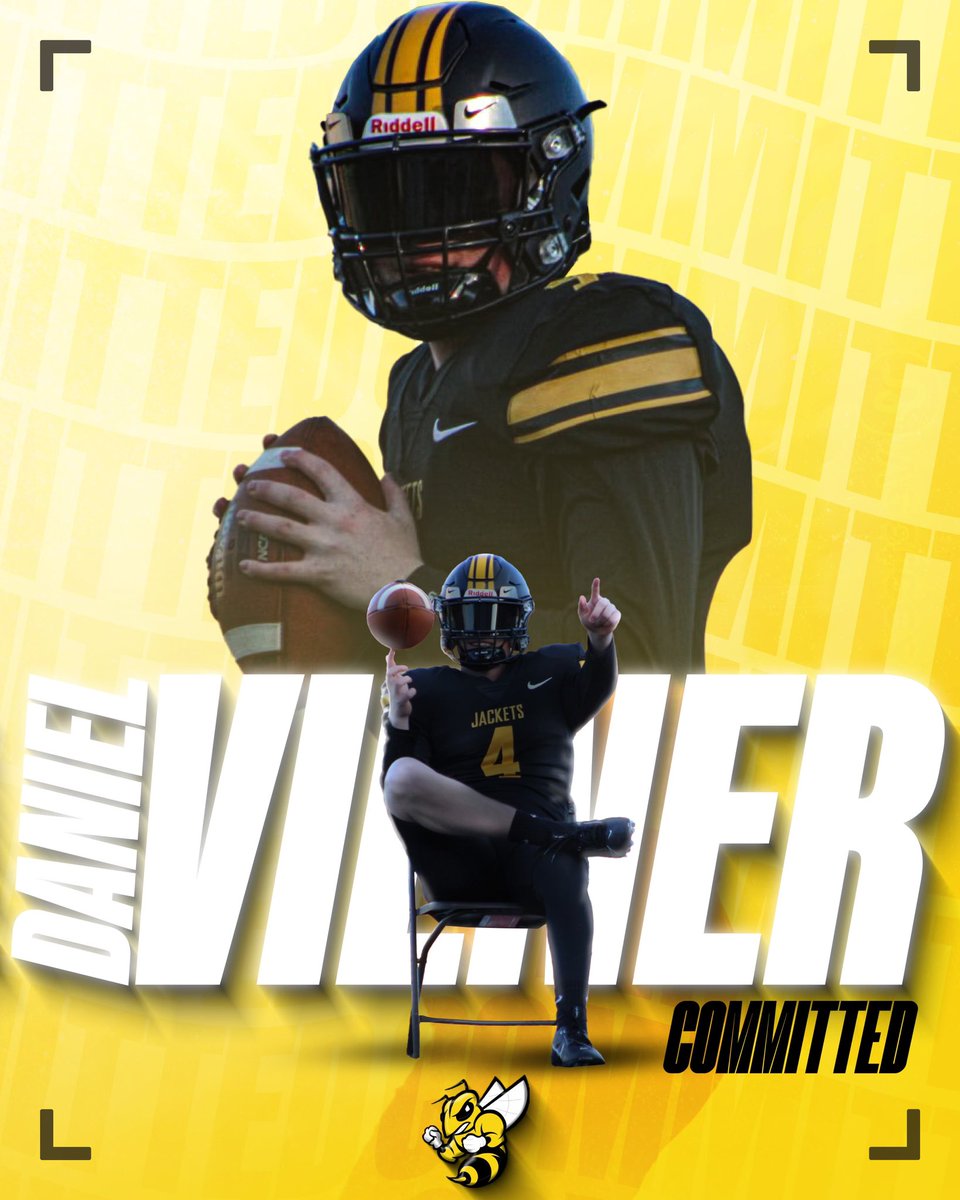 I’m extremely excited and very blessed to announce my commitment to continue my academic and athletic careers at Randolph-Macon! I want to thank my family, coaches, friends and teammates for making this possible and helping me along the way! Go Jackets!🐝 @RMCfootball