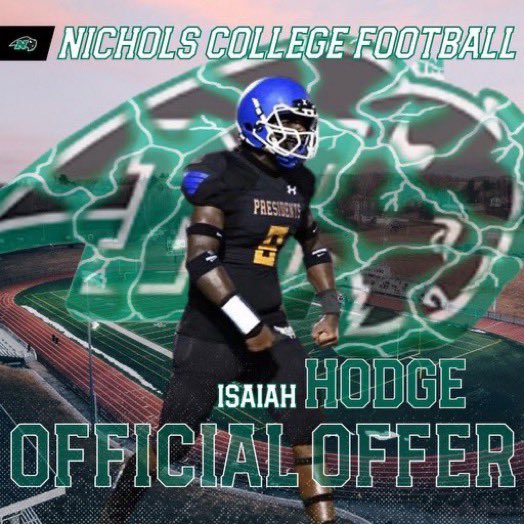 BalloutHodge's tweet photo. After a great visit and conversation with @CoachVBisonHC and @CoachCBison I am highly blessed to receive an offer from @NCbison_FB #TheHil🦬#AGTG https://t.co/1vNtiFWlcC