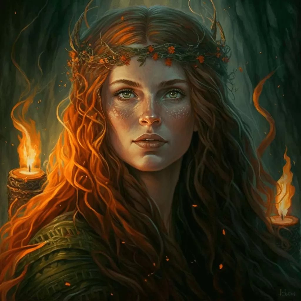 Goddess of fire bringer of spring consult the Cailleach wake those from their winter slumber Goddess of poetry Imbolc is your day ushering the wake of spring let your fire in cover the land with your mantle kiss the snow away, as the land awaits your sunshiny day #Imbolc