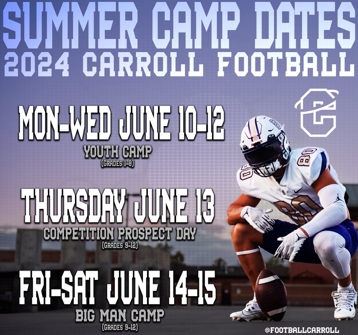 Carroll College Football tweet media