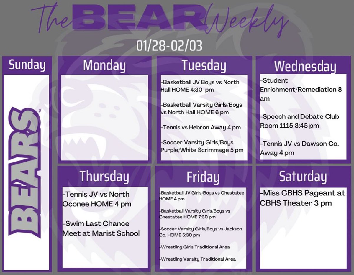 Cherokee Bluff High (@hallcocbhs) on Twitter photo 