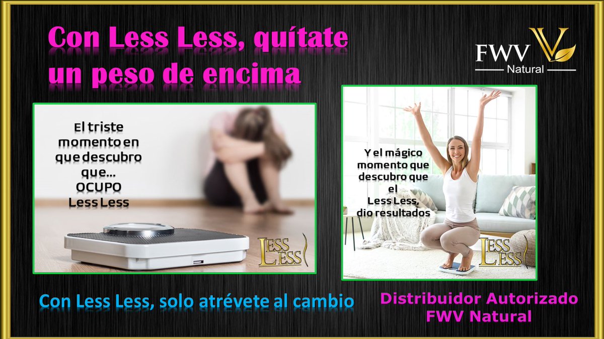 LESSLESSOFICIAL's tweet photo. CON LESS LESS TU CAMBIO INICIA HOY, CON LESS LESS, SOLO ATRÉVETE AL CAMBIO 
¿TE GUSTAN LAS VENTAS?
Gerardo Alberto Martinez de la Vega Quevedo 
Cel: 81-1209-9322 
Facebook:  @lesslessmx  
Instagram: @lesslessoficial 
albertodelavega@lessless.com.mx https://t.co/EJIsEZORFb