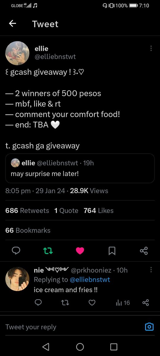 beelovesloey's tweet photo. @elliebnstwt fries tyaka carbonara 😻 https://t.co/fggnvAu3fx