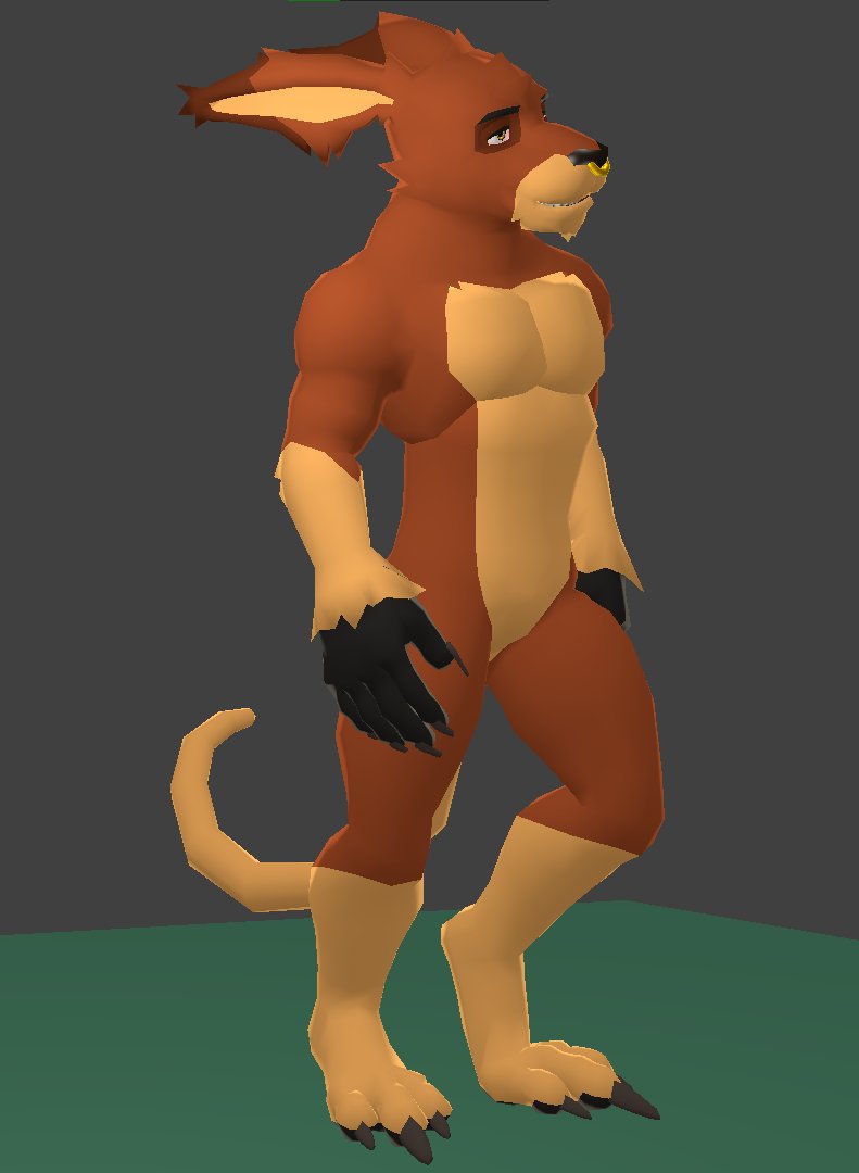 Roghroo's tweet photo. a few extra photos of my roo to show off more details. I plan to finish him off very soon with some texturing. https://t.co/ZWUXsiqtHQ