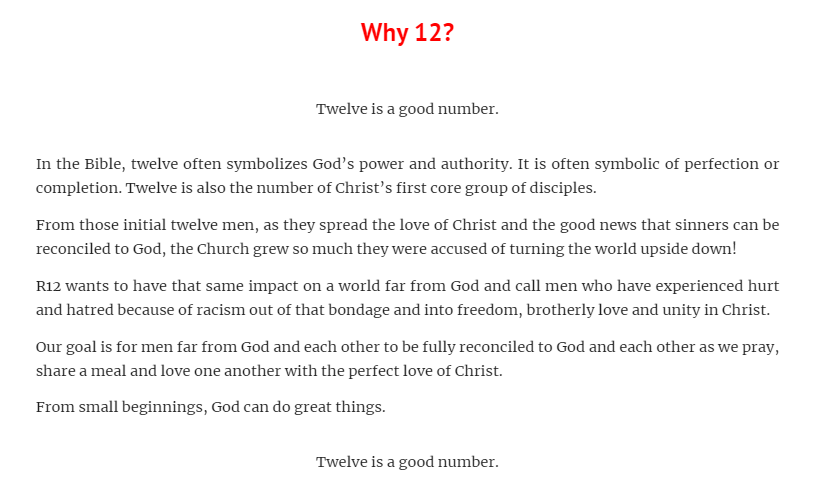 R12_Men's tweet photo. Why 12? https://t.co/8i5W6F68oQ