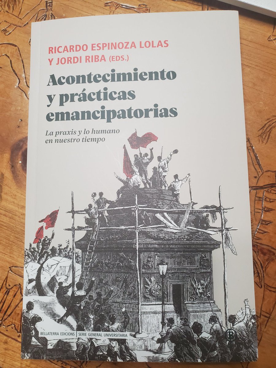 Este libro colectivo sobre el acontecimiento está increible. Tremenda reflexión sobre el acontecimiento y la emancipación.