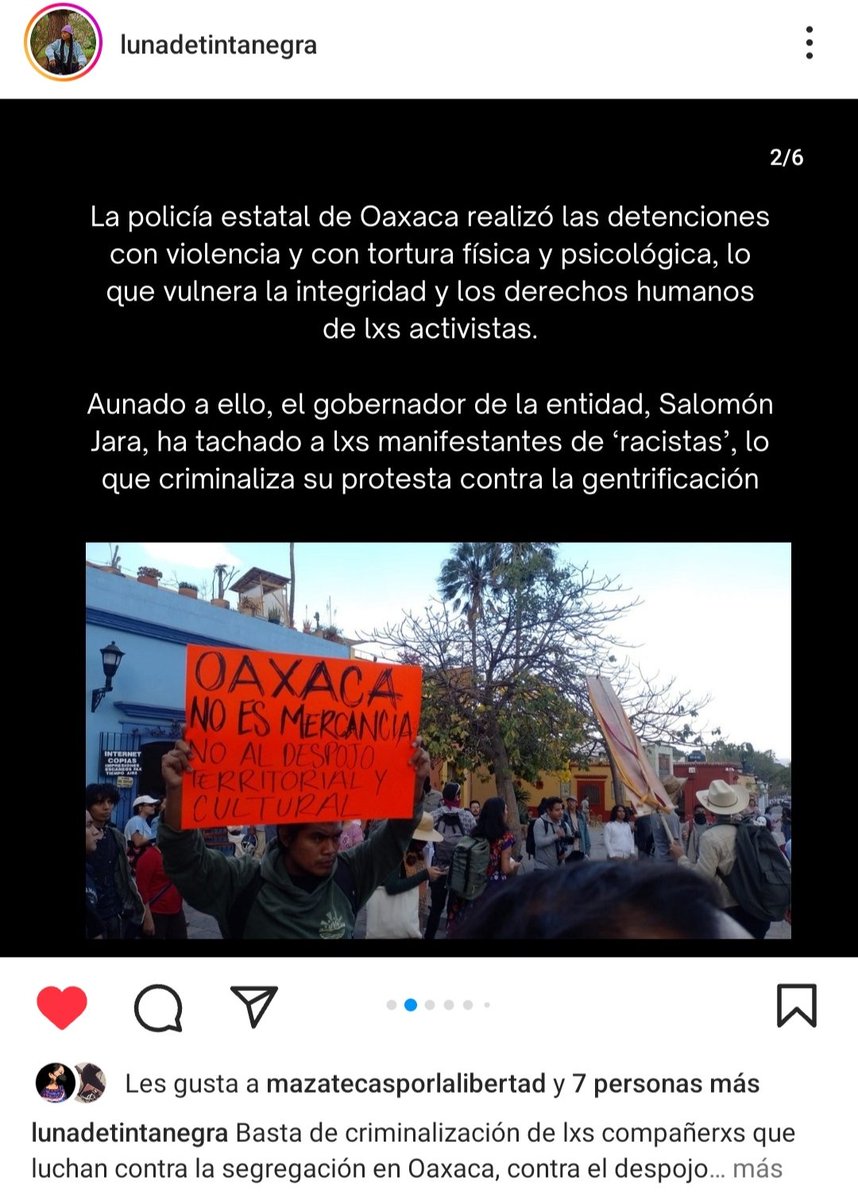 ObsLibertad's tweet photo. @DDHPO @FISCALIA_GobOax @salomonj 
 El "racismo" a la inversa NO EXISTE. Existe el desplazamiento forzoso por encarecer la vivienda, la comida y hasta el acceso al agua por extranjeros, a esto se le llama GENTRIFICACIÓN 
#ProtestarNoEsDelito #NoalaFabricacióndeDelitos 
#LibresYa https://t.co/GAuMJH8NsR