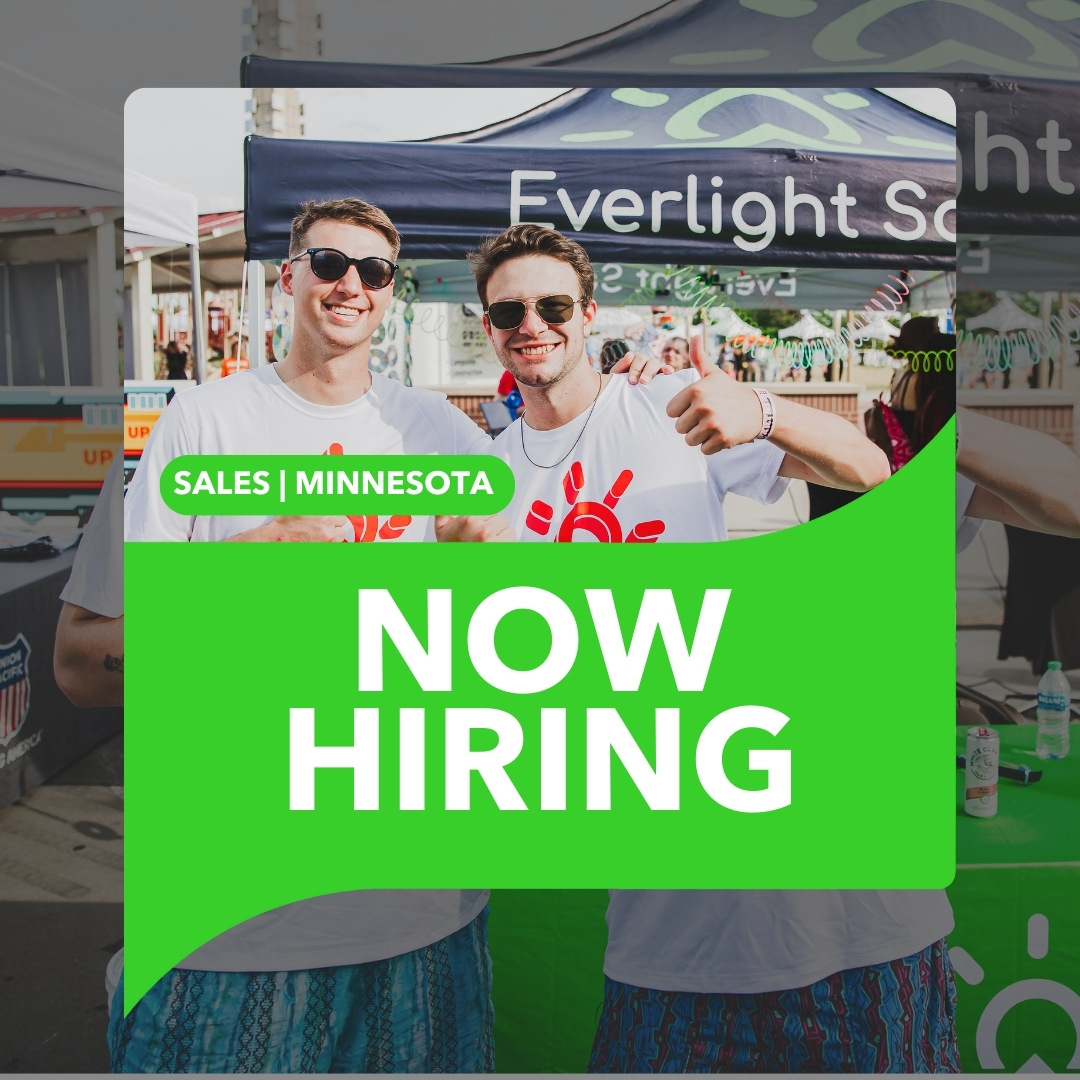 Ready for a job that's more than a job? Join the Everlight team! 🚀

bit.ly/3Svytb2

#solarjobs #cleanenergyjobs #werehiring #everlightsolar #solarcompany