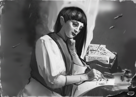 DawidHogato's tweet photo. Hello again! 
I think Samarine after the events of the Termina, she began to study everything related to gods and magic in order to resurrect Marina.
#FearandHunger #fearandhungertermina #funger #Samarine #fearandhungerfanart #Fhending
Who are we drawing next? https://t.co/wR4hkJkSAI