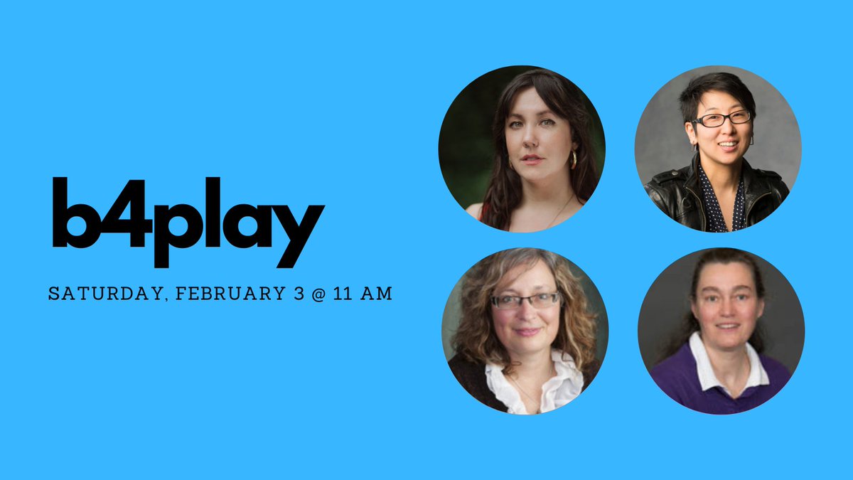 B4Play with <a href="/GregorCraigie/">Gregor Craigie</a> is Saturday at 11 am and features interviews Christine Quintana (playwright), Camellia Koo (set designer), and community experts Barbara Hawkins (UVic Centre for Forest Biology), and Bernie Pauly (UVic Nursing).

digital.belfry.bc.ca/b4play-as-abov…

#yyj #yyjarts