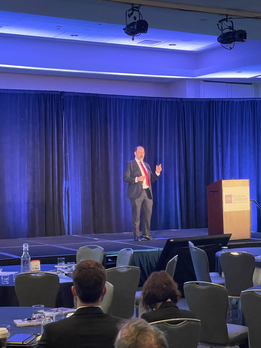 Dave Ernsberger from @SPGCI gave an excellent keynote address today at #SOTI2024 on the 2024 Energy Transition and Outlook. 

He discussed how uncertain geopolitical factors &amp; changing economic conditions will impact the evolution of energy market dynamics in coming years.