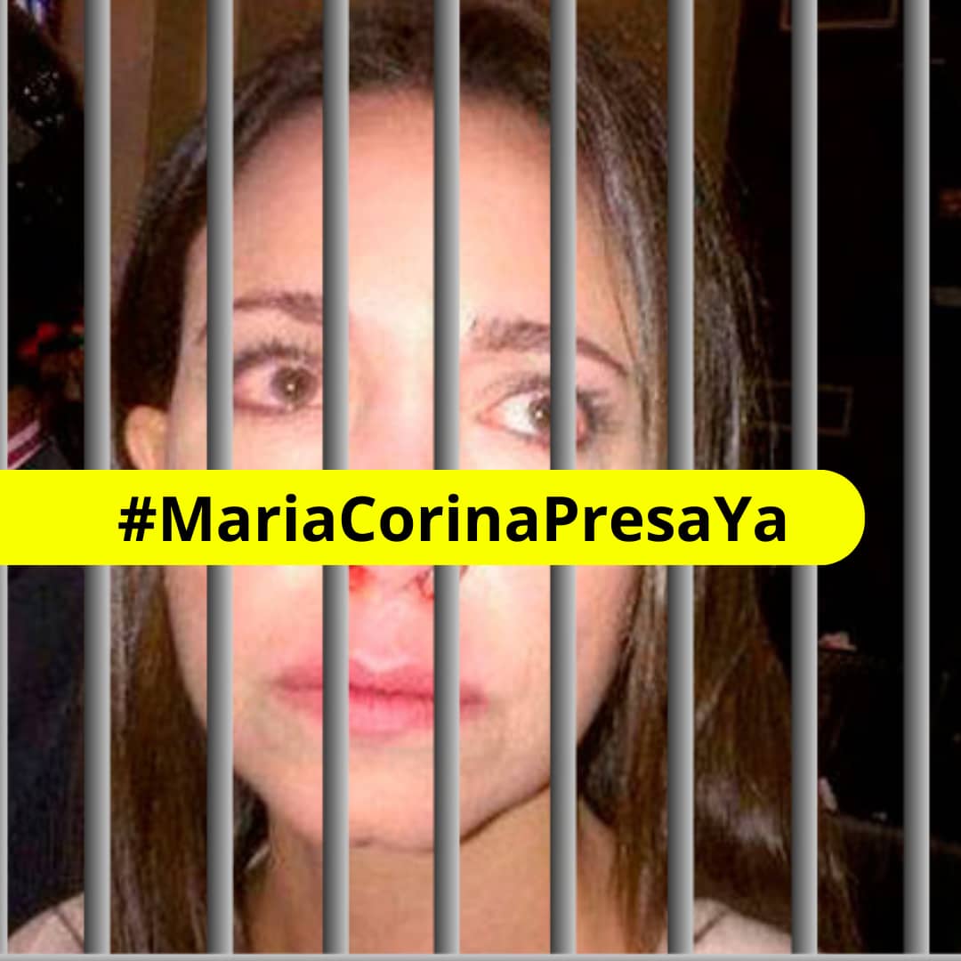 Más delincuente que María Corina, si aquí hubiese un 'Régimen' está señora ya estuviese pagando a la primera falta que cometió. 

Sigue amenazando con acciones. 

#MariaCorinaPresaYa