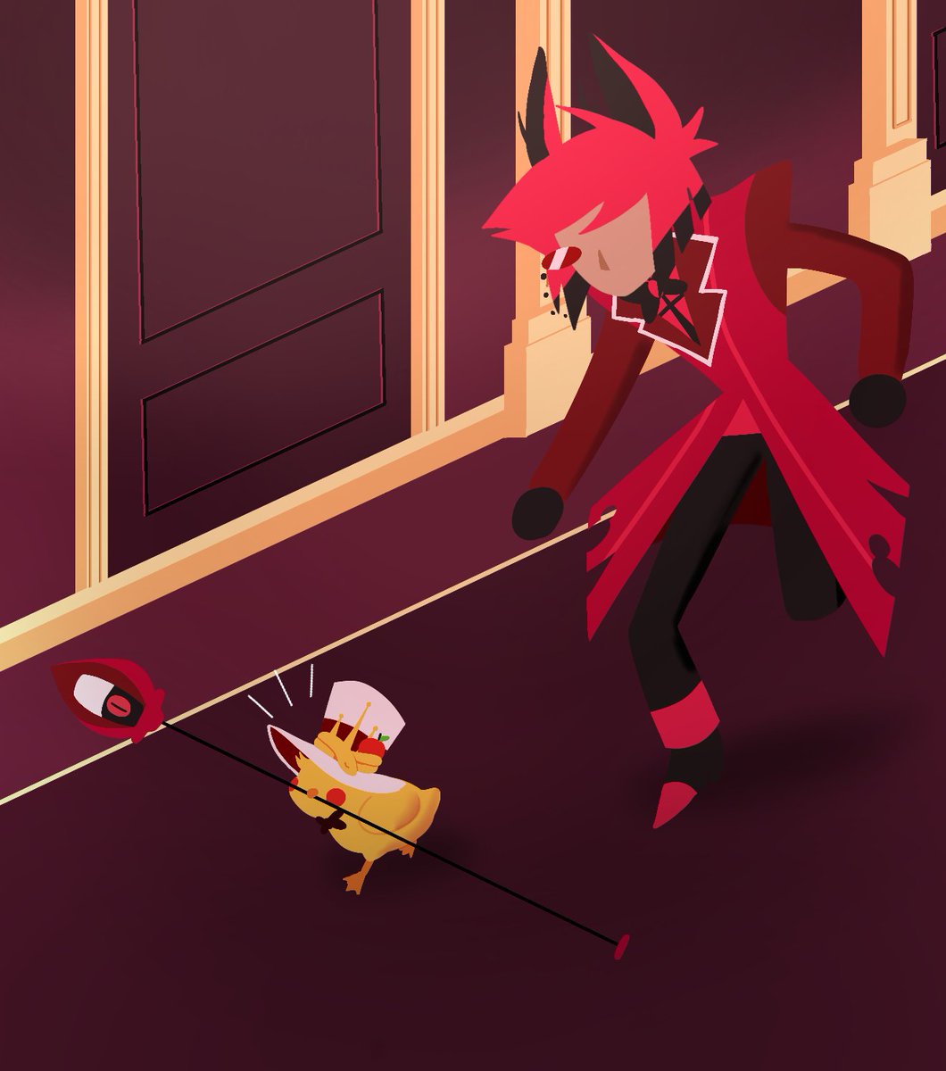 ClNsg79's tweet photo. #HazbinHotel 
#HazbinHotelLucifer 
#HazbinHotelAlastor 
🐤 https://t.co/wGeKW4tWnT