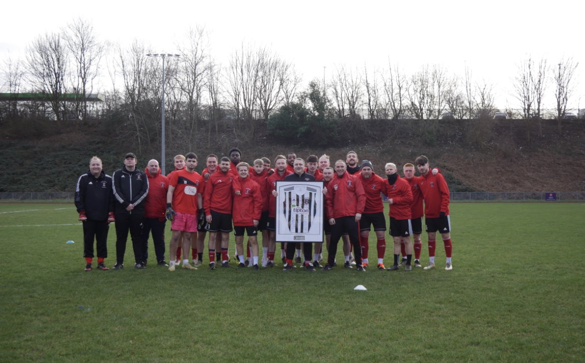 Prior to our game on Saturday Vs Saltley Stallions, the first team players and coaching staff presented manager Neil Perks with a signed shirt.

Neil has been first team manager for over 6 years, and has recently been recovering from a major illness which has kept him away from