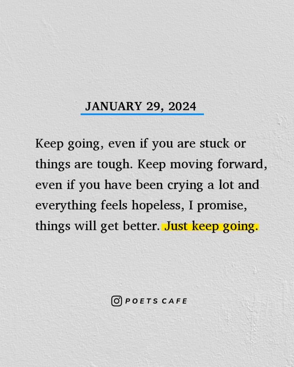 KEEP GOING!!!