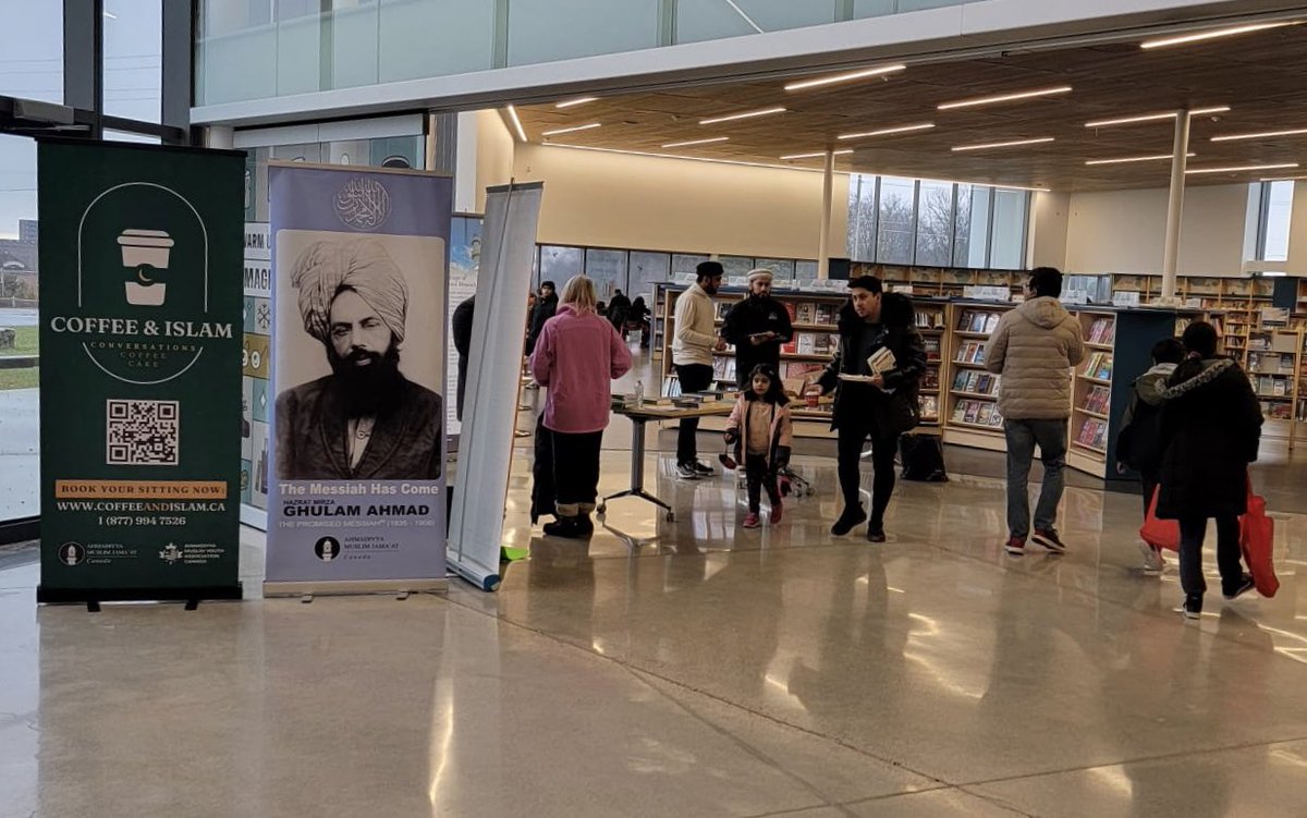 #CoffeeAndIslam Event success! ☕️ 🍰 

80+ guests enjoyed coffee, sweets, displays, and some guests received complimentary books from us to learn more about Islam. 📚

Huge Shout-Out to <a href="/Milton_Library/">Milton Public Library</a> for sharing their space and making it all possible! 🙌 #Milton