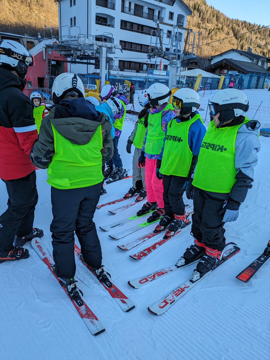 It looks like our skiers have had a brilliant first day on the slopes! 🎿⛷️#ChoristerSkiTrip24