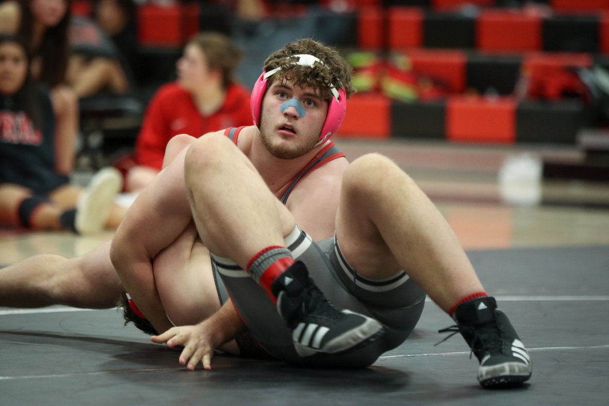 JBHS_dispatch's tweet photo. SENIOR NIGHT: Festivities unfolded as the seniors of the Bowie wrestling team were honored before their matches against Vista Ridge on January 24. Both the varsity and junior varsity teams showcased resilience throughout the night. 

🎥: Austin Ikard and Alex Edwards https://t.co/XdtS9LKDwA