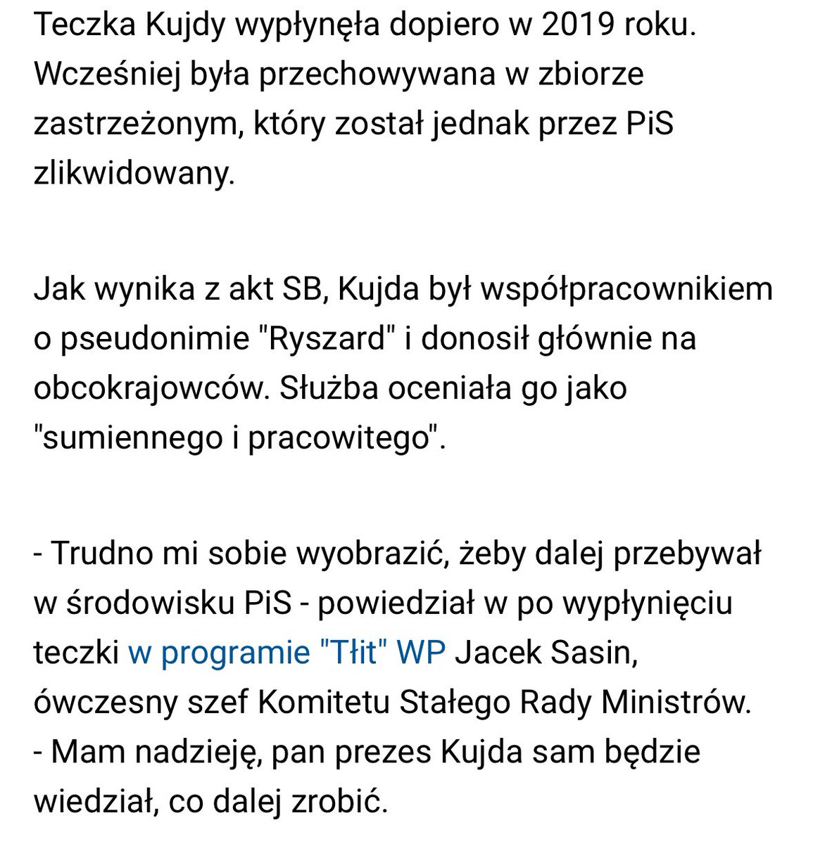 SimoHWhiteDeath's tweet photo. @KasiaKlass Ale #kaczynski PIER.OLI :)
1. Jego najzaufańszym w #PiS  jest #ESBEK #Kujda aka #TWryszard 
2. Gierek był IS PZPR do 1980 więc ci co się wtedy URODZILI i byli potem w Polskim Wojsku to są dzisiaj często już na emeryturze :
prezesik @pisorgpl jest KOMPLETNIE ODKLEJONY :) https://t.co/RWVCcuWnKE