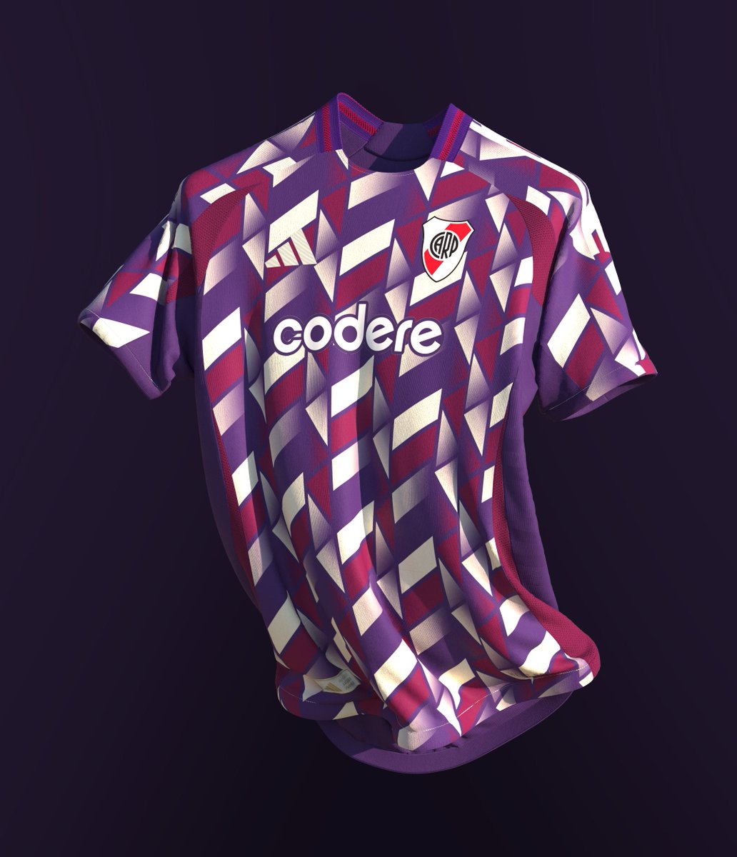 #100Días100Equipos #Día93

River Plate - third kit

Second River kit in a few days... need to do a Boca next 😂

90s style pattern here (more than a few cues taken from Ajax/TDK), in a purple and claret colourway.