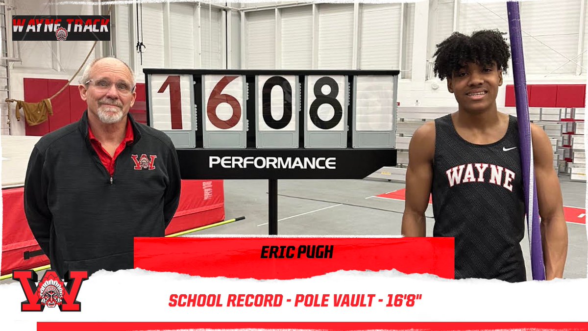 エリック SCHOOL RECORD ALERT! Our Indoor Track & Field program has provided