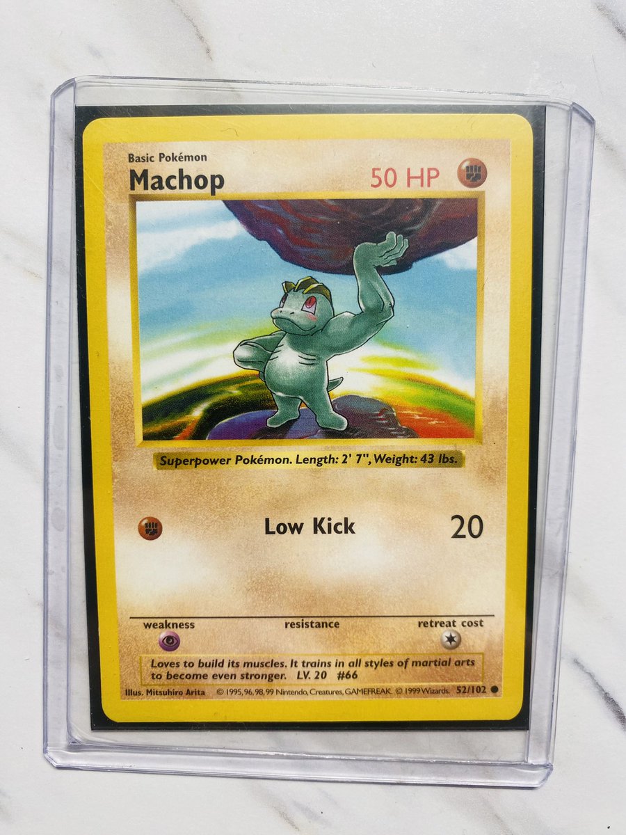 HMACards's tweet photo. 🚨🚨🚨GIVEAWAY🚨🚨🚨
Shadowless Machop from 1999 Pokémon Base Set
Must retweet AND like in order to be eligible to win (US shipping only)
Winner will be selected 02/02/24 at 9 PM EST. Must be following to win
Good luck! Tag your friends 🫶
#Pokemon #HMACards #Giveaway https://t.co/a5vfpfvv8e