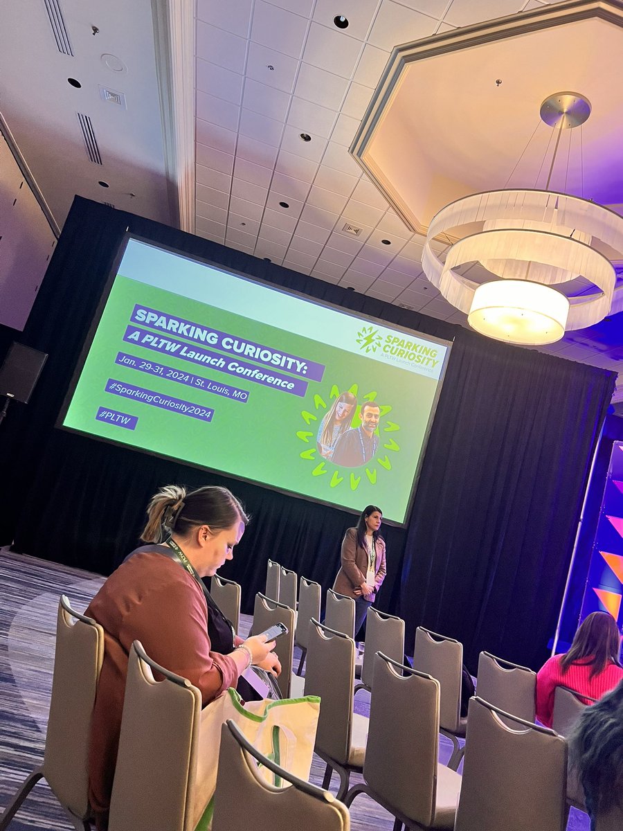 kindermswelborn's tweet image. Kicking off PLTW sparking curiosity! @PLTWorg  #sparkingcuriosity2024 #PLTW