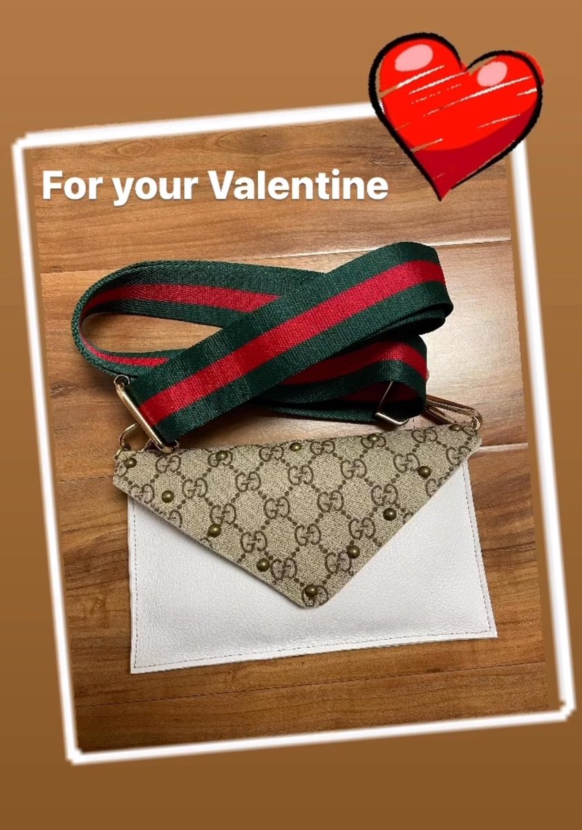 #gucciupcycled #upcycledgucci #bemine #gift #leather #purse #crossbody Comes with a #chainstrap too #handmade #valentine #love #inshop #aestheticsbyjennifer #ocesti #placentia #skincareboutique #lastone #oneleft #shippingavailable