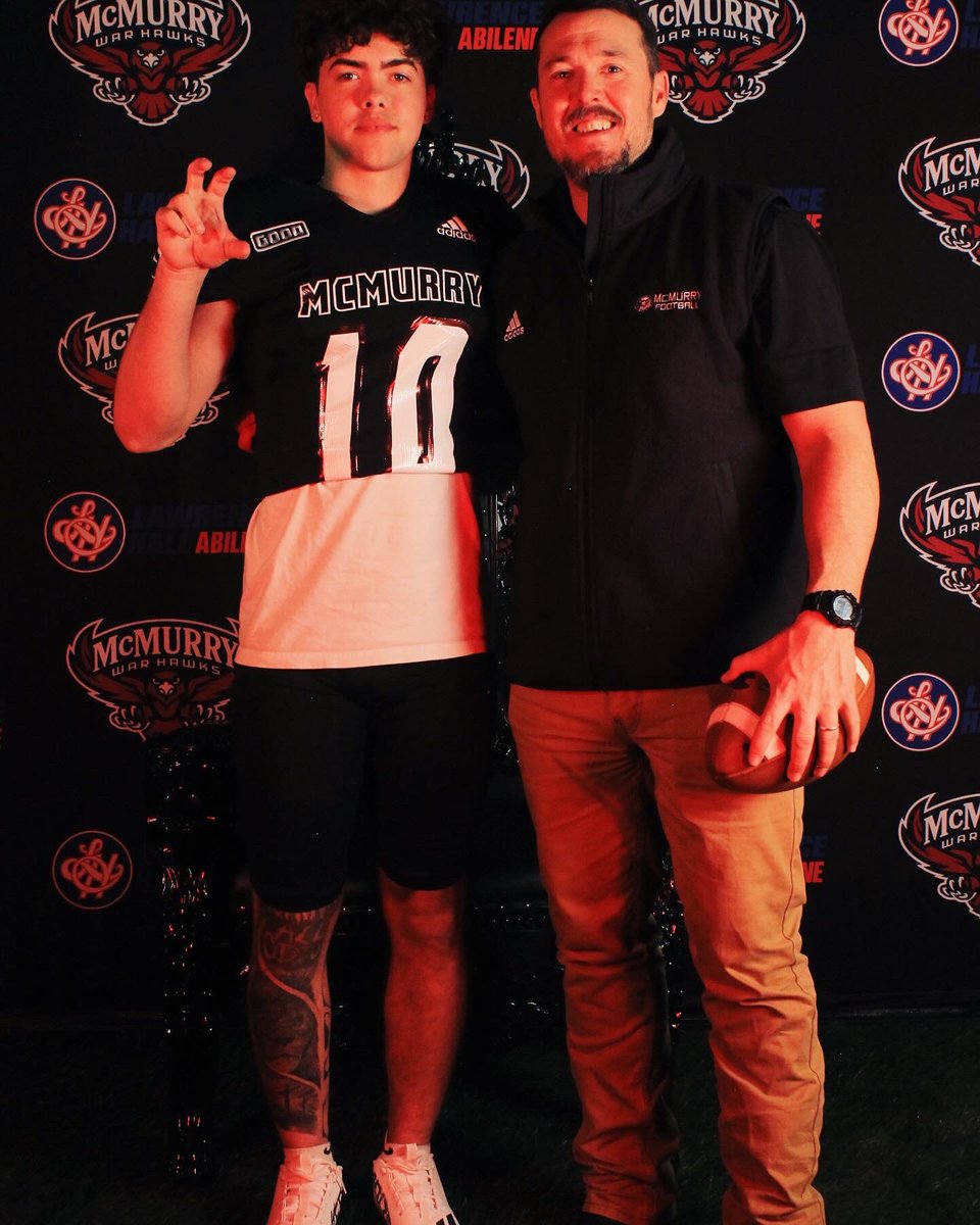 BenMatias_'s tweet photo. Had a great official visit to McMurry this past weekend!! Great coaching staff and program!! @McMURRYFOOTBALL @CoachRauMCM https://t.co/YaBOyZRCNc