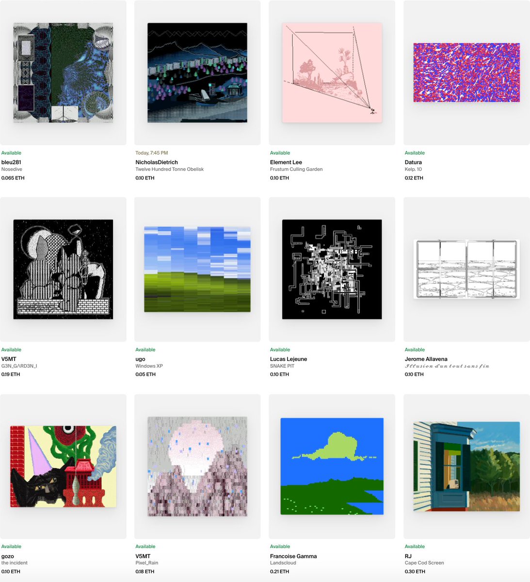 This @n3xtwave Pixel Lands drop is one I'm thrilled to be a part of. It provides a wide-ranging and very exciting answer to the question: what is a landscape today? I really recommend taking some time to take a look through the collection, and diving into the worlds created 🙏🙏