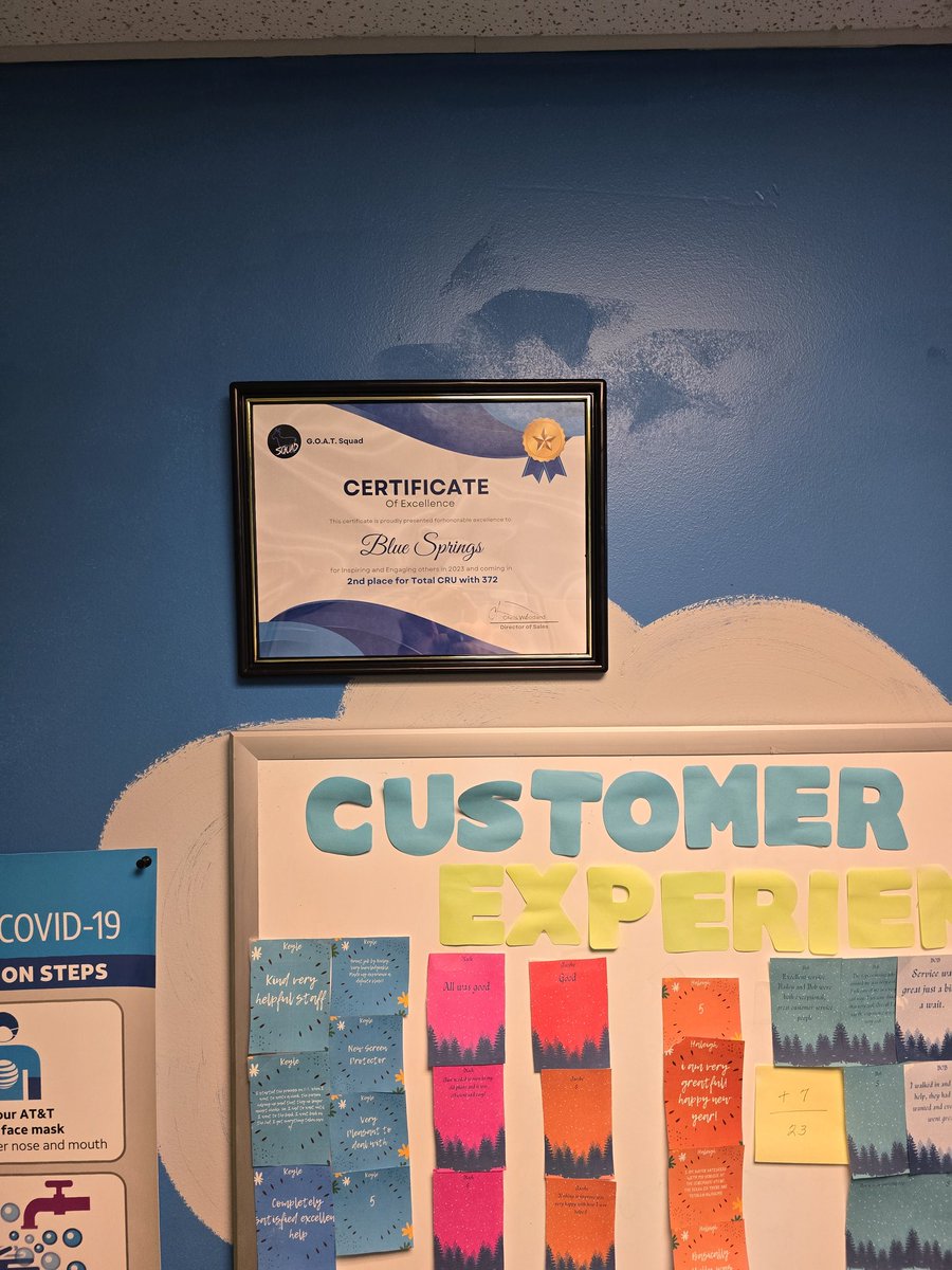 MNZack_Attack's tweet photo. Blue Springs means BUSINESS! Number 2 location in @KAMO_GOAT for CRU. @AlyssaMoore_12 @KAMOkonnects #lifeatatt https://t.co/qk3cp4pO2b