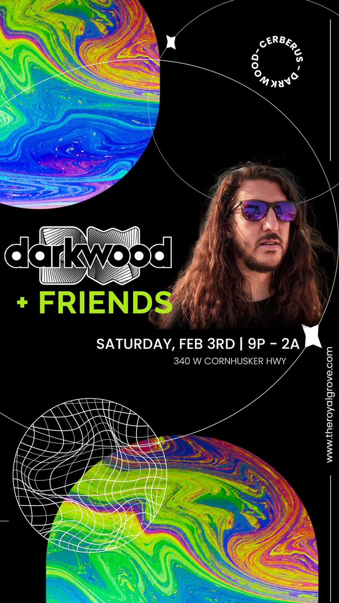 QUICK DROP 💣 Darkwood &amp; Friends at <a href="/theroyalgrove/">The Royal Grove</a> this weekend on 2/03 🚥