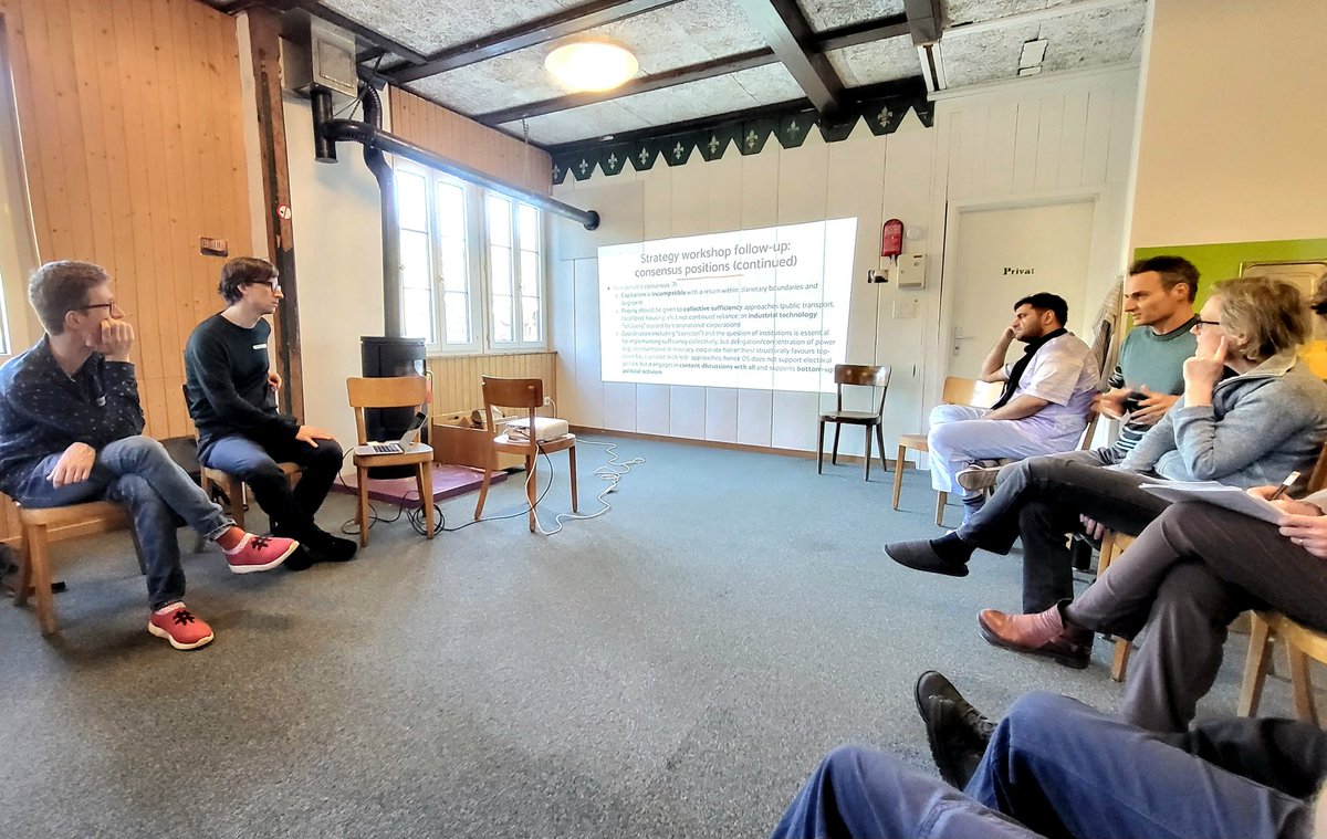 The general assembly of <a href="/degrowth_ch/">Degrowth Switzerland</a> just took place in #Bern.
Full of great plans for this year &amp; inspirational conversations with kind-hearted people.
💡Curious about  #degrowth or about potentially joining? 
➡️ Check the website &amp; feel free to reach out degrowth-switzerland.ch