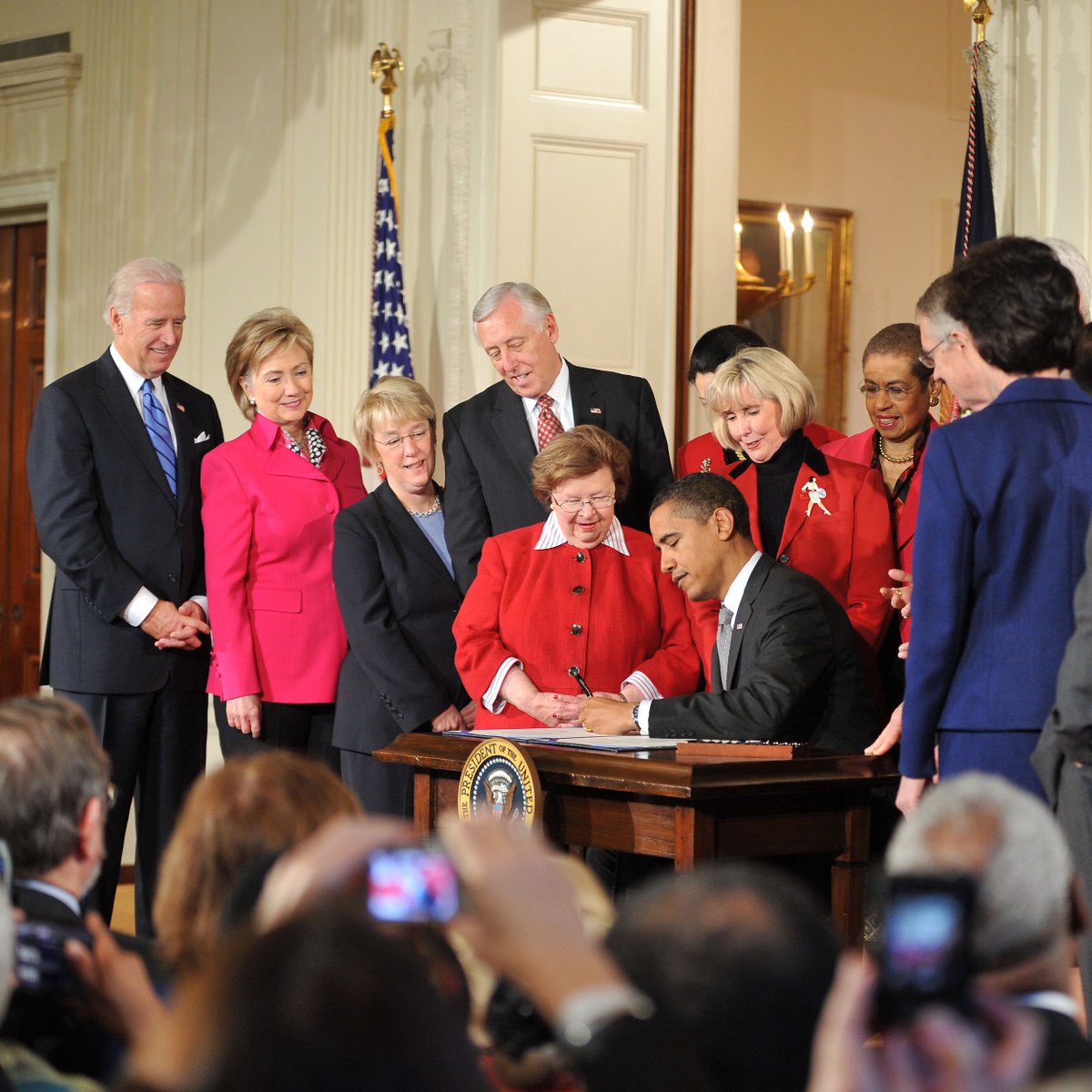 Fifteen years ago today, in a landmark victory in the fight for equal pay, the Lilly Ledbetter Fair Pay Act became the law of the land.

The first bill signed during the Obama-Biden administration, the law expanded important protections against pay discrimination and was named