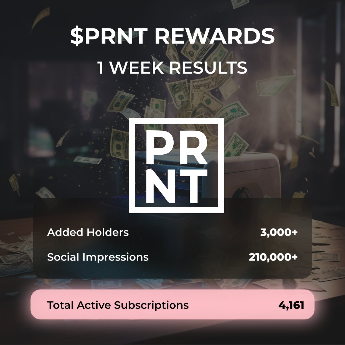1 week of $PRNT rewards 🦾