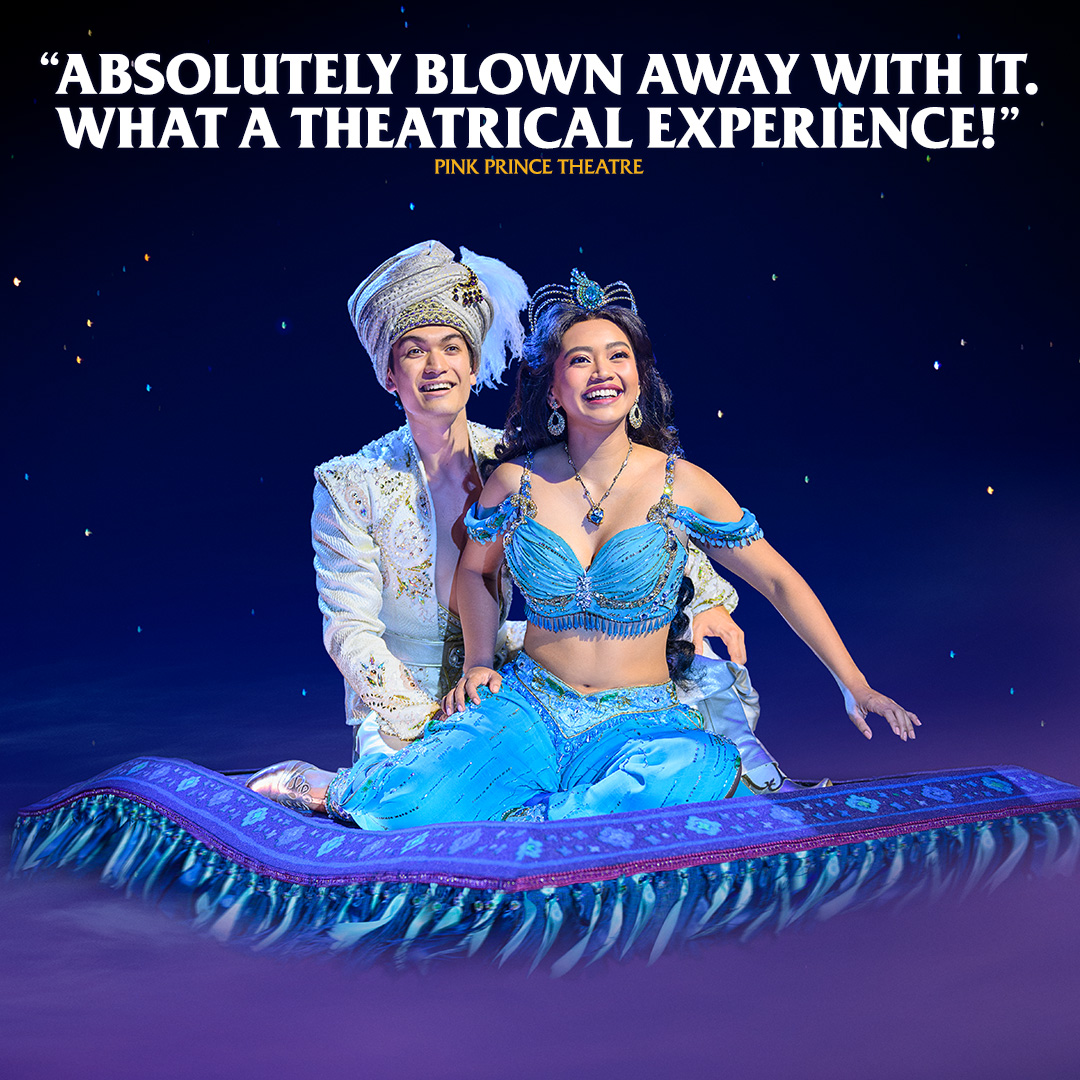 📣 The reviews are in............📣

Disney's Aladdin must end at the Theatre Royal Plymouth on the 11 February.

Book now for final remaining tickets for this week’s performances!
