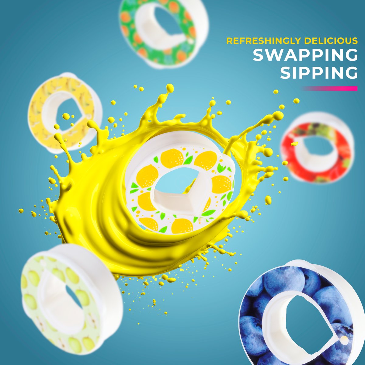 MusclePound's tweet photo. Refresh your senses with Symphony of Pods! These flavour pods are designed to enhance your hydration experience with natural flavors and eco-friendly materials. Just insert one of them to your water bottle and enjoy the burst of taste and freshness. 🍋🍑🍏
I hope you like it. https://t.co/IIJtrRvfBD