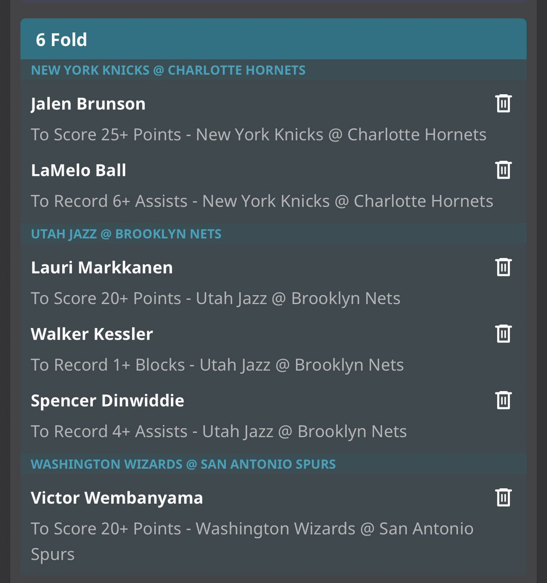 BET BUILDER NUMBER 1 FOR TONIGHTS GAMES🏀🔥

MORE TO FOLLOW 💰🤞

#NBA #nbaprizepicks