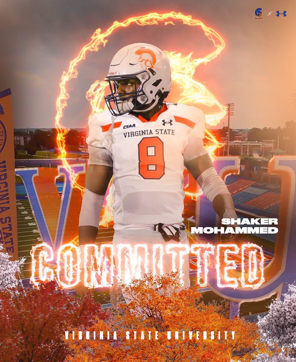 100% Locked in🔒 #Committed #AGTG 
<a href="/CoachKrisWilson/">Kris Wilson</a> <a href="/VSU_1882/">Virginia State University</a> <a href="/TheCoachCurry/">Sean Curry</a> <a href="/TillyFootball/">TillyFootball</a>
